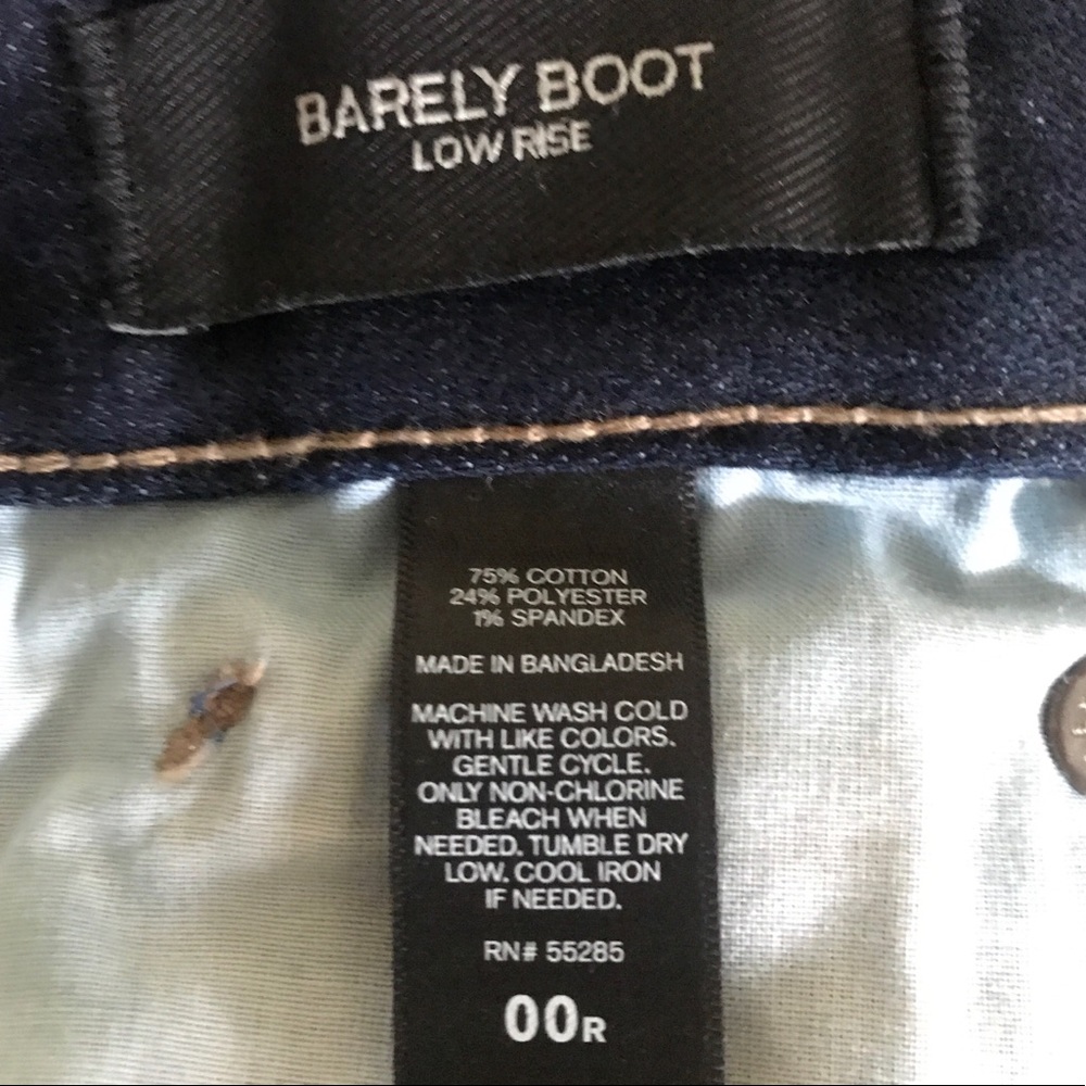 EXPRESS | Low Rise Barely Boot Jeans - Picture 4 of 6
